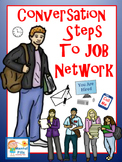 Conversation Steps to Job Network with Anyone: Using Socia