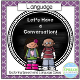 Conversation Activities and Visuals for Speech Therapy, Sp