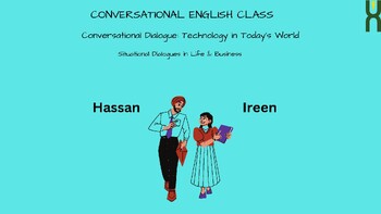 Preview of Conversational English Dialogues - Situational Dialogue 2 - Technology