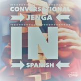 Conversational Jenga in Spanish - 80 Questions- Great for 