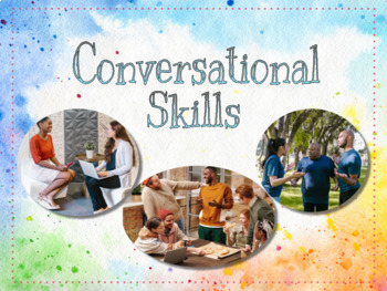 Preview of Conversational Skills Collage Available and Approachable