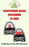 Converse Shoe Counting, Numbers 0-200, Pocket Chart Games,