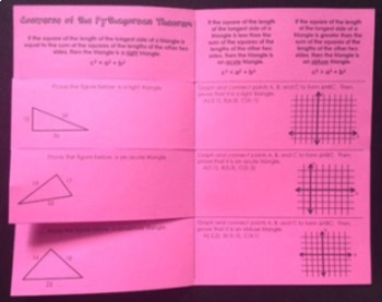 converse to the pythagorean theorem assignment quizlet
