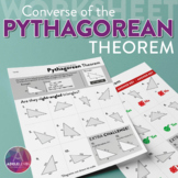 Converse of the Pythagorean Theorem (WORKSHEET)