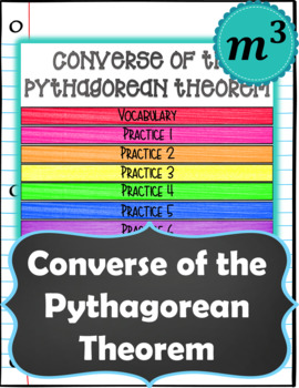 Preview of Converse of the Pythagorean Theorem_Digital Notes & Quiz (GOOGLE)