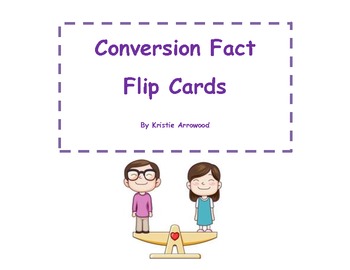 Preview of Conversion Facts Flip Cards