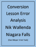 Conversion Lesson Error Analysis Powerpoint (Dan Meyer 3 A