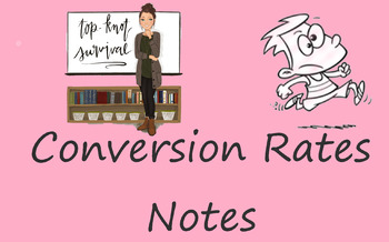 Preview of Conversion Rates Notes