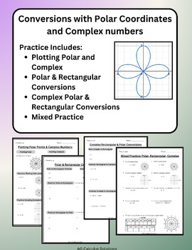Preview of Conversions w/ Polar Coordinates & Complex numbers