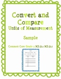 Convert Feet to Inches Freebie from Convert and Compare Me