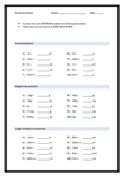 Convert Measurements - Worksheet & Word Problems