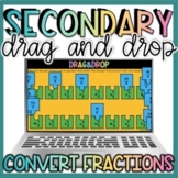 Convert Mixed Numbers and Improper Fractions Drag and Drop
