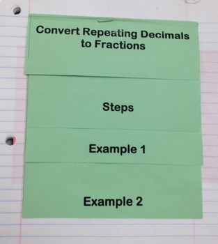 repeating decimal to fraction