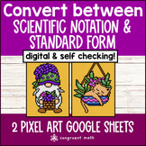 Convert Scientific Notation & Standard Form Pixel Art