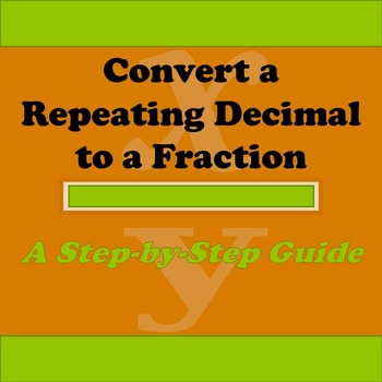 Preview of Convert a Repeating Decimal to a Fraction