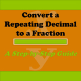 Convert a Repeating Decimal to a Fraction
