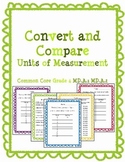 Convert and Compare Measurement Pack Common Core Grade 4