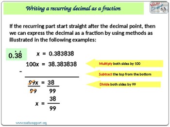 repeating decimal fraction converter