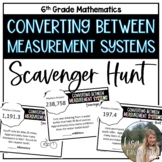 Converting Between Measurement Systems Scavenger Hunt for 