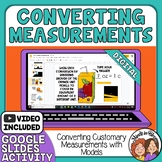 Converting Customary Measurements with Models - Digital Activity