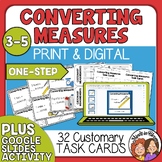 Converting Customary Measures Task Cards - One Step Conver