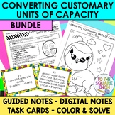 Converting Customary Units of Capacity Notes & Activities