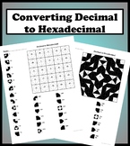 Converting Decimal to Hexadecimal Color Worksheet