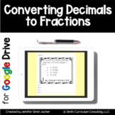Converting Decimals Task Cards in Google Forms - Digital