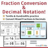 Converting & Decomposing Decimals & Fractions - 4.NF.C