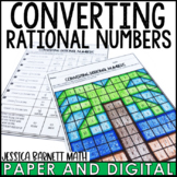 Converting Fractions, Decimals, and Percents Activity Colo