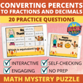 Boom Cards Converting Between Fractions Decimals and Perce