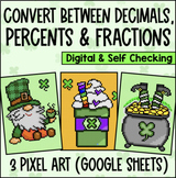 Converting Fractions, Decimals, and Percents Digital Pixel