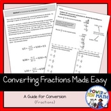 Converting Fractions Made Easy {A Guide to Converting Fractions}