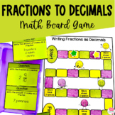 Converting Fractions to Decimals Tenths and Hundredths | F