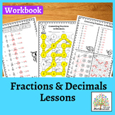 Converting Fractions and Decimals Lessons Workbook