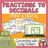 Converting Fractions to Decimals with Long Division Task C