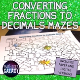 Converting Fractions to a Decimal Digital Resource