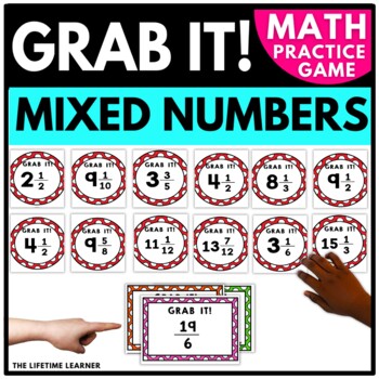 Preview of Converting Improper Fractions to Mixed Numbers | 4th Grade Math