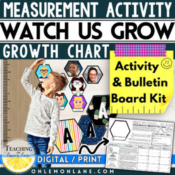 Preview of Converting Measurement Measuring Worksheets Class Ruler Bulletin Board Activity