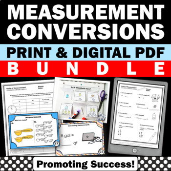 Preview of Measurement Conversions 4th 5th 6th Grade Gallon Man Printable Practice Chart