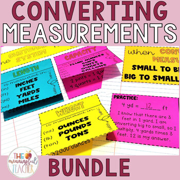 Preview of Converting Measurements Bundle (customary and metric)