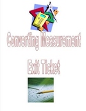 Converting Measurements Exit Ticket