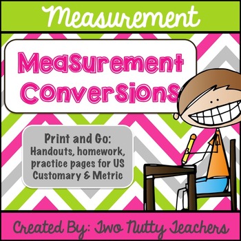 Preview of Converting Measurements with the Common Core: Metric & Customary System