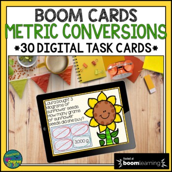 Preview of Converting Metric Measurements BOOM Cards