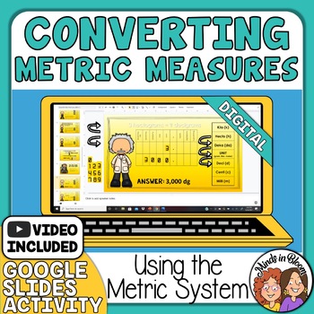 Converting Metric Measurements Grams, Liters, and Meters Google Slides ...