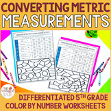 Converting Metric Units of Measurement Color by Number Act