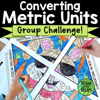 Preview of Converting Metric Units of Measurement Coloring Activity