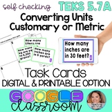 Converting Metric and Customary Units Self Checking Task C