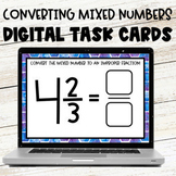 Converting Mixed Numbers to Improper Fractions Google Slid