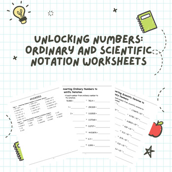 Preview of Converting Ordinary Numbers to Scientific Notation